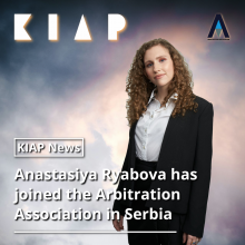 Anastasiya Ryabova has joined the Arbitration Association in Serbia